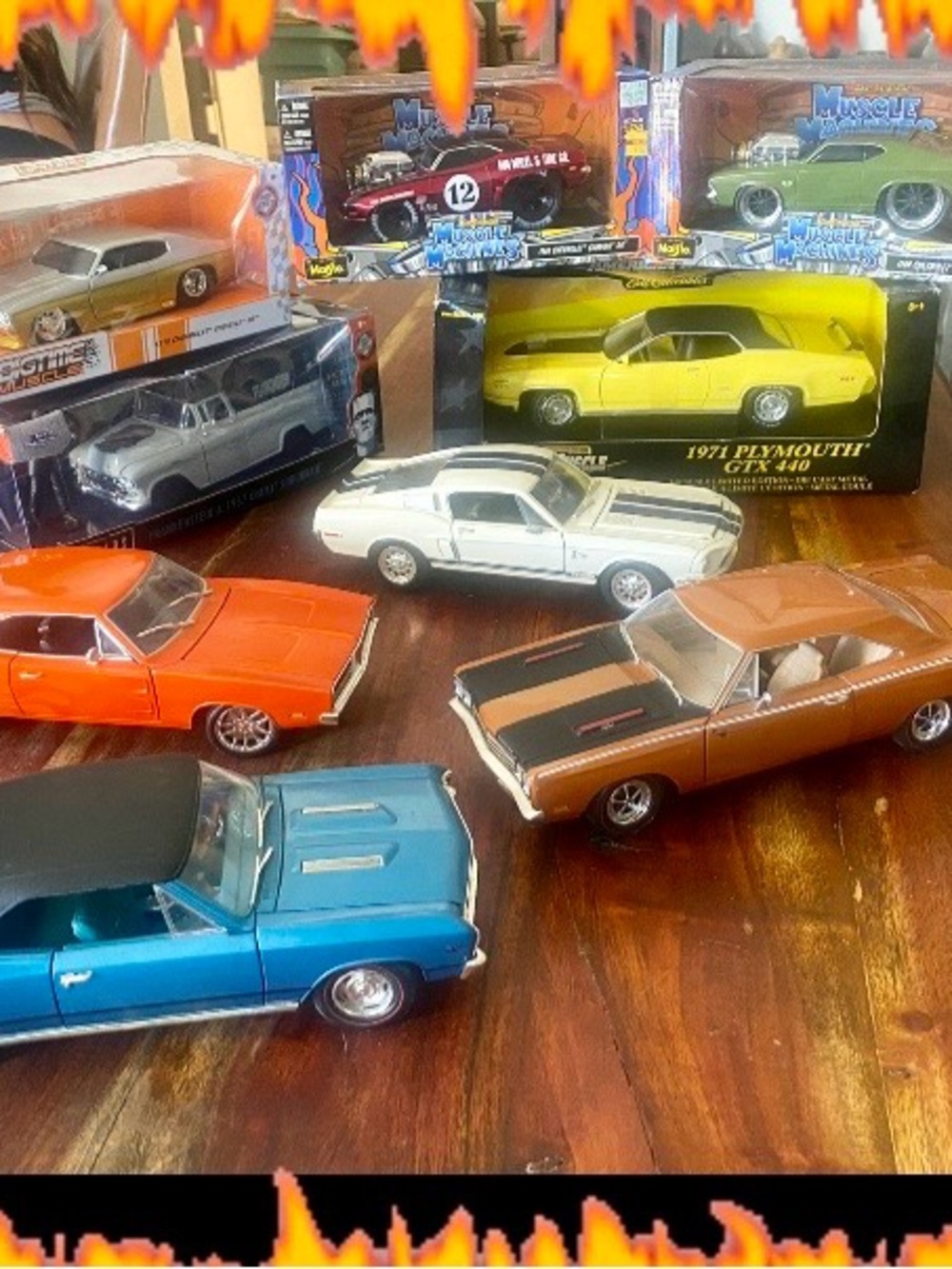 Die-Cast Classic Muscle Car collection set Assorted Colors